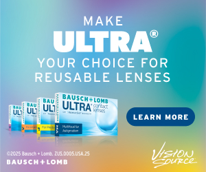 Make Ultra your choice for reusable lenses.